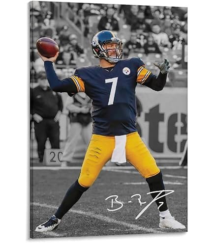Amazon.com: Ikonic Fotohaus Ben Roethlisberger Antonio Brown Le